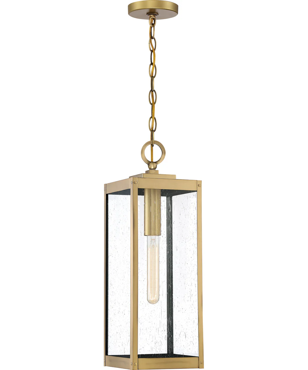 Westover Large 1-light Outdoor Pendant Light Antique Brass