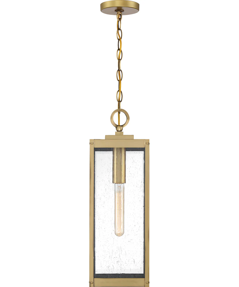 Westover Large 1-light Outdoor Pendant Light Antique Brass - Image 5
