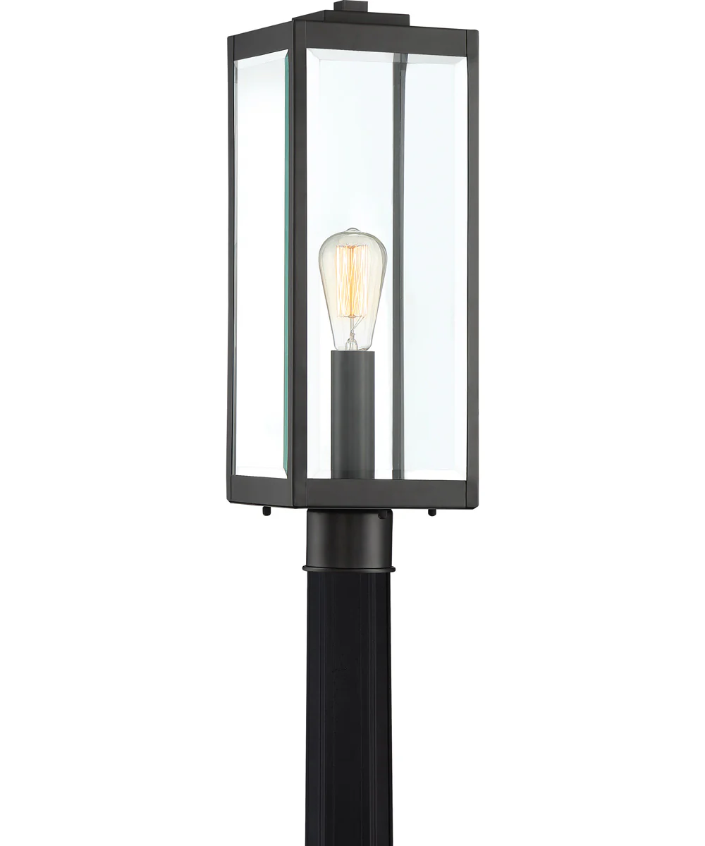 Westover Large 1-light Outdoor Post Light Earth Black - Image 2