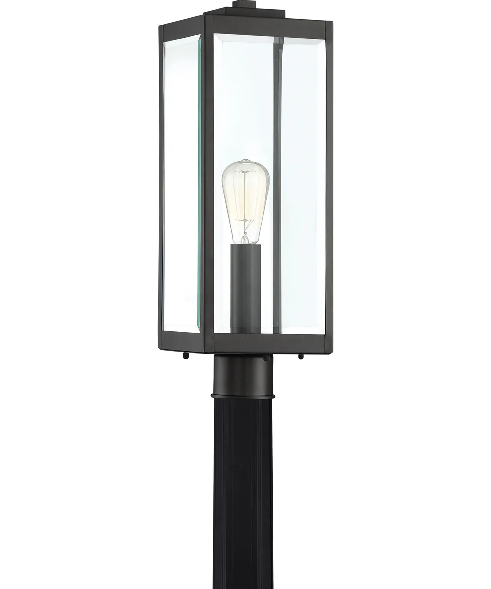 Westover Large 1-light Outdoor Post Light Earth Black - Image 3