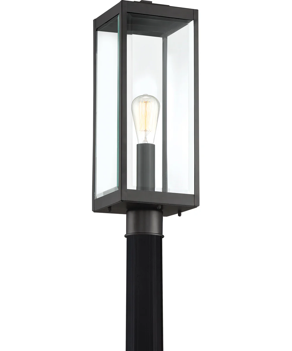 Westover Large 1-light Outdoor Post Light Earth Black - Image 4