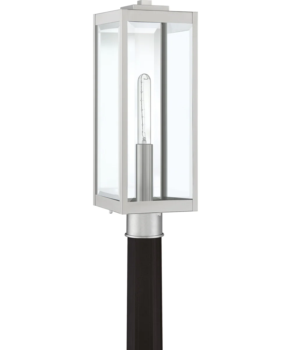Westover Large 1-light Outdoor Post Light Stainless Steel - Image 3