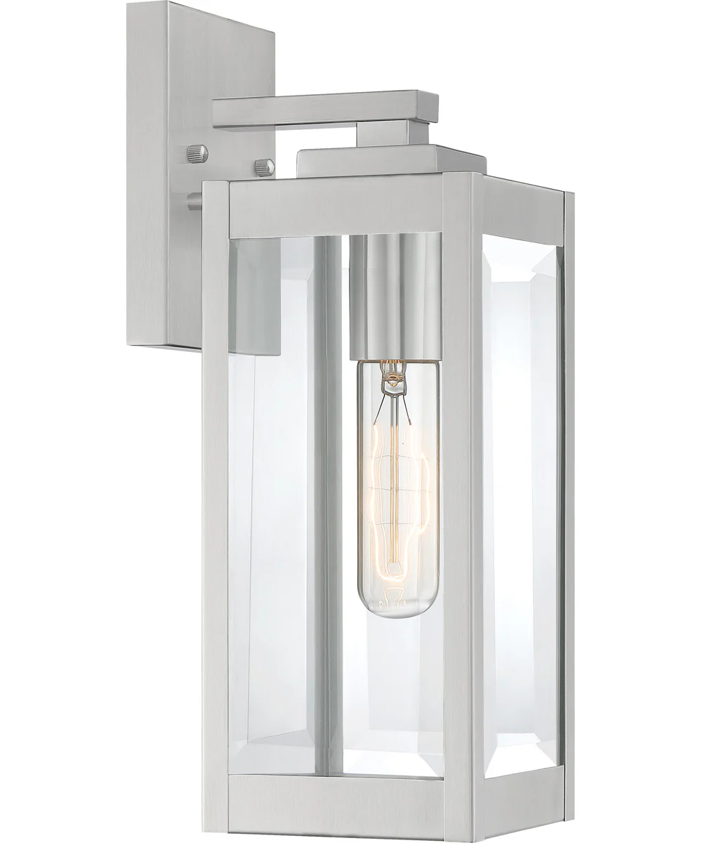 Westover Small 1-light Outdoor Wall Light Stainless Steel - Image 2