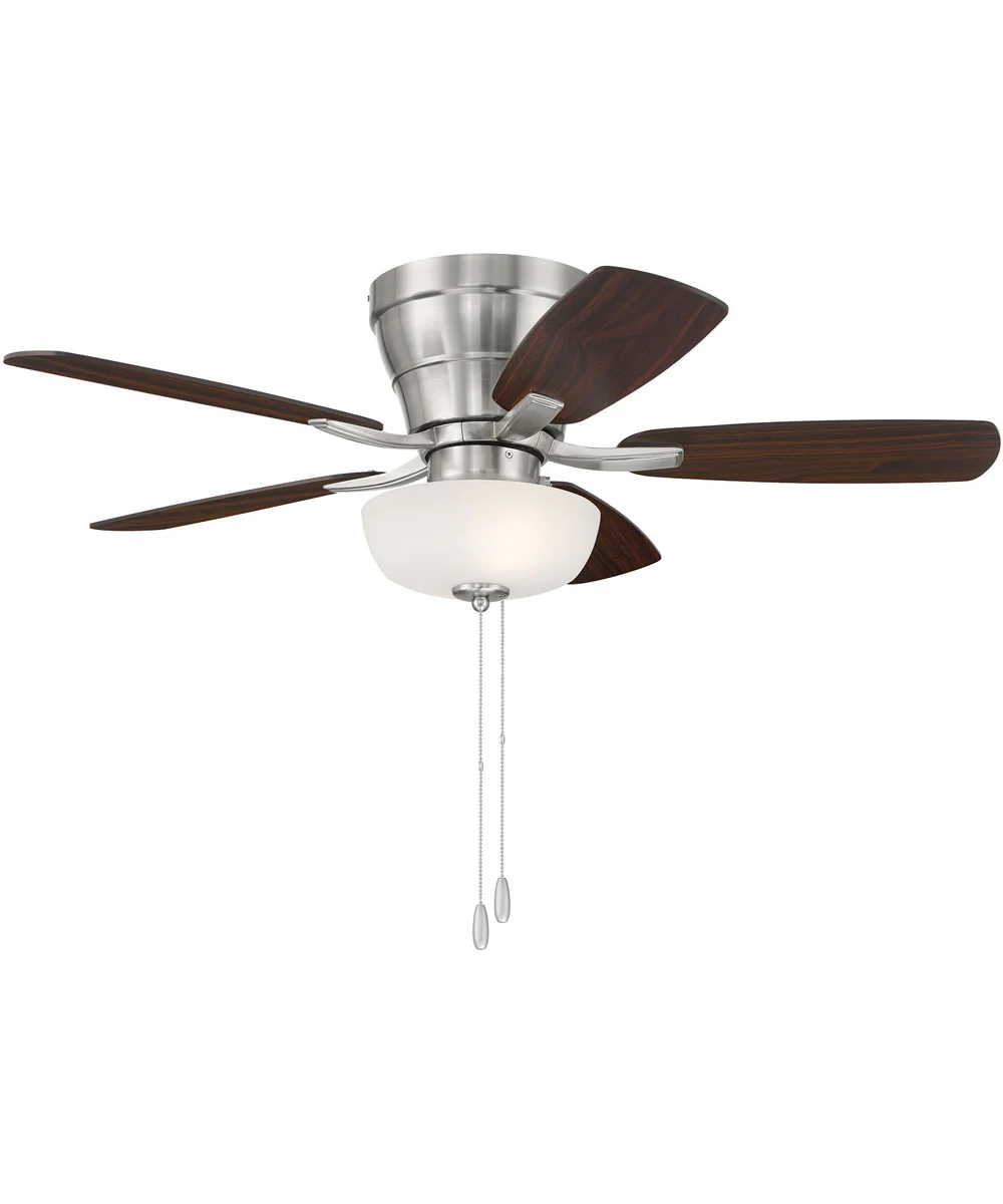 Wheeler 42 2-Light Bowl 2-Light Fan Brushed Polished Nickel - Image 5