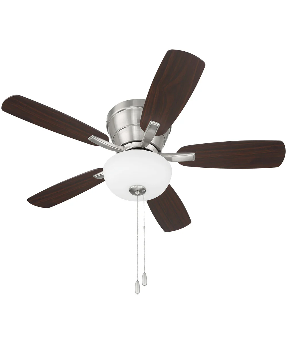 Wheeler 42 2-Light Bowl 2-Light Fan Brushed Polished Nickel - Image 6