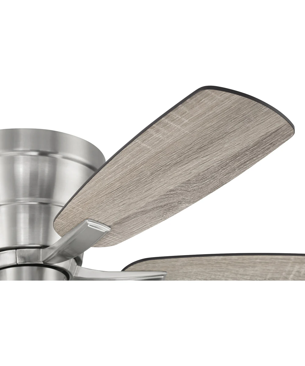 Wheeler 42 2-Light Bowl 2-Light Fan Brushed Polished Nickel - Image 7