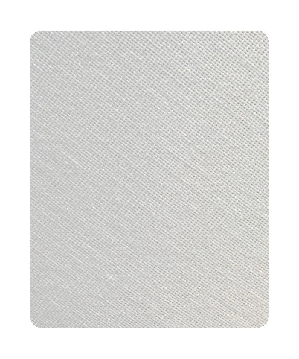 White Linen Shallow Drum Premiere Lampshade 18x18x10 - Image 5