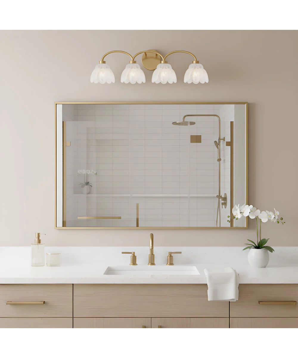 Whitecap 4-light Bath Light Brushed Gold - Image 3