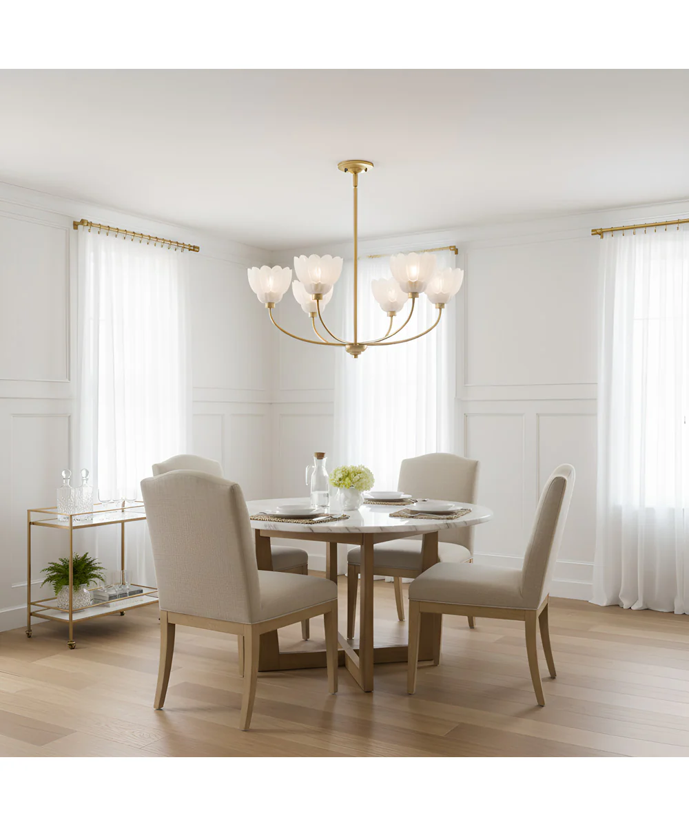 Whitecap 5-light Chandelier Brushed Gold - Image 3