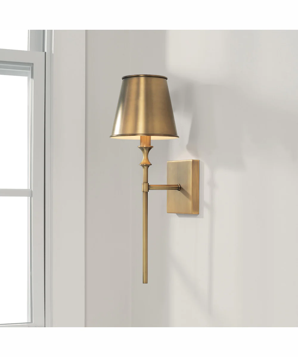 Whitney 1-Light Sconce Aged Brass - Image 2