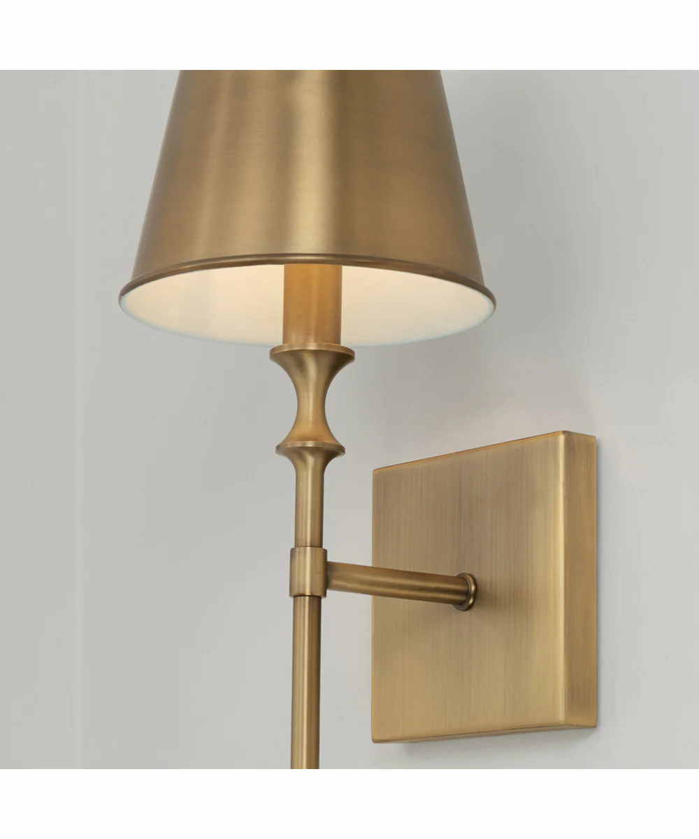 Whitney 1-Light Sconce Aged Brass - Image 3