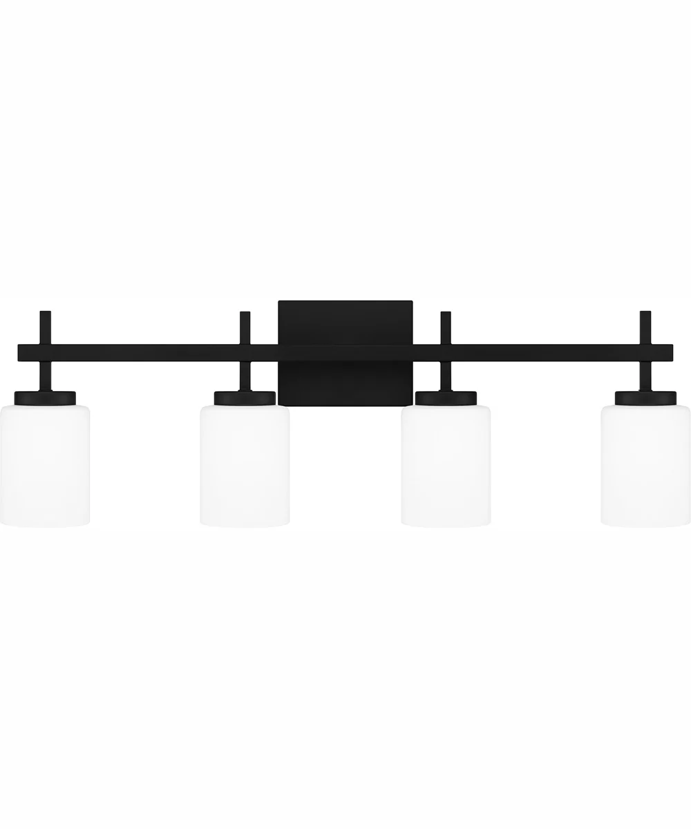 Wilburn Extra Large 4-light Bath Light Matte Black - Image 2