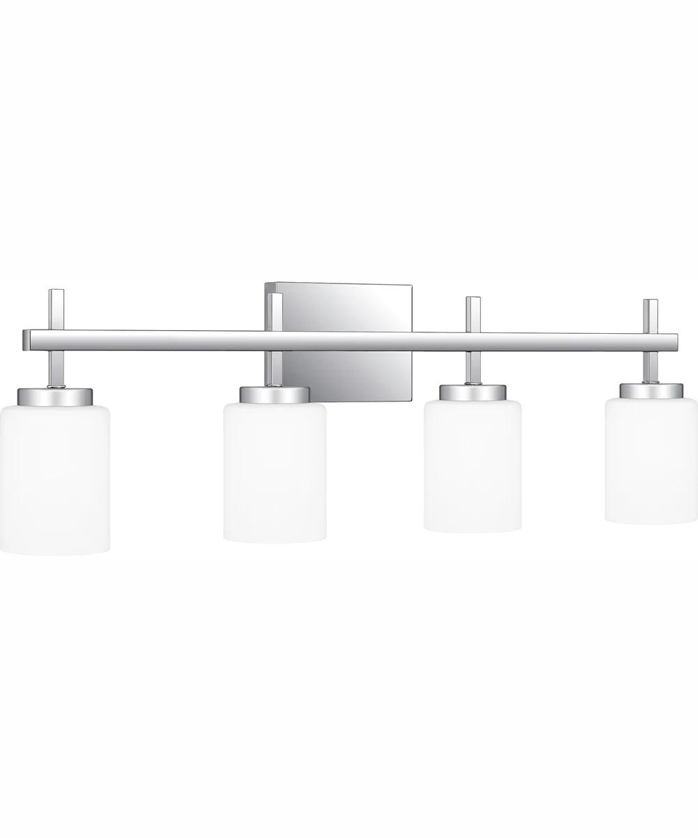Wilburn Extra Large 4-light Bath Light Polished Chrome - Image 4
