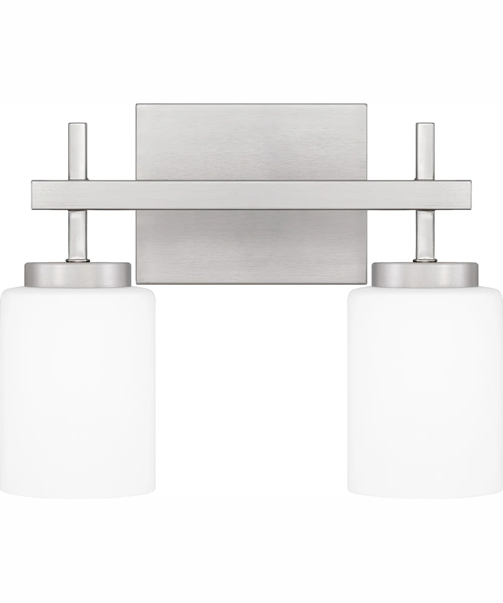 Wilburn Medium 2-light Bath Light Brushed Nickel - Image 2