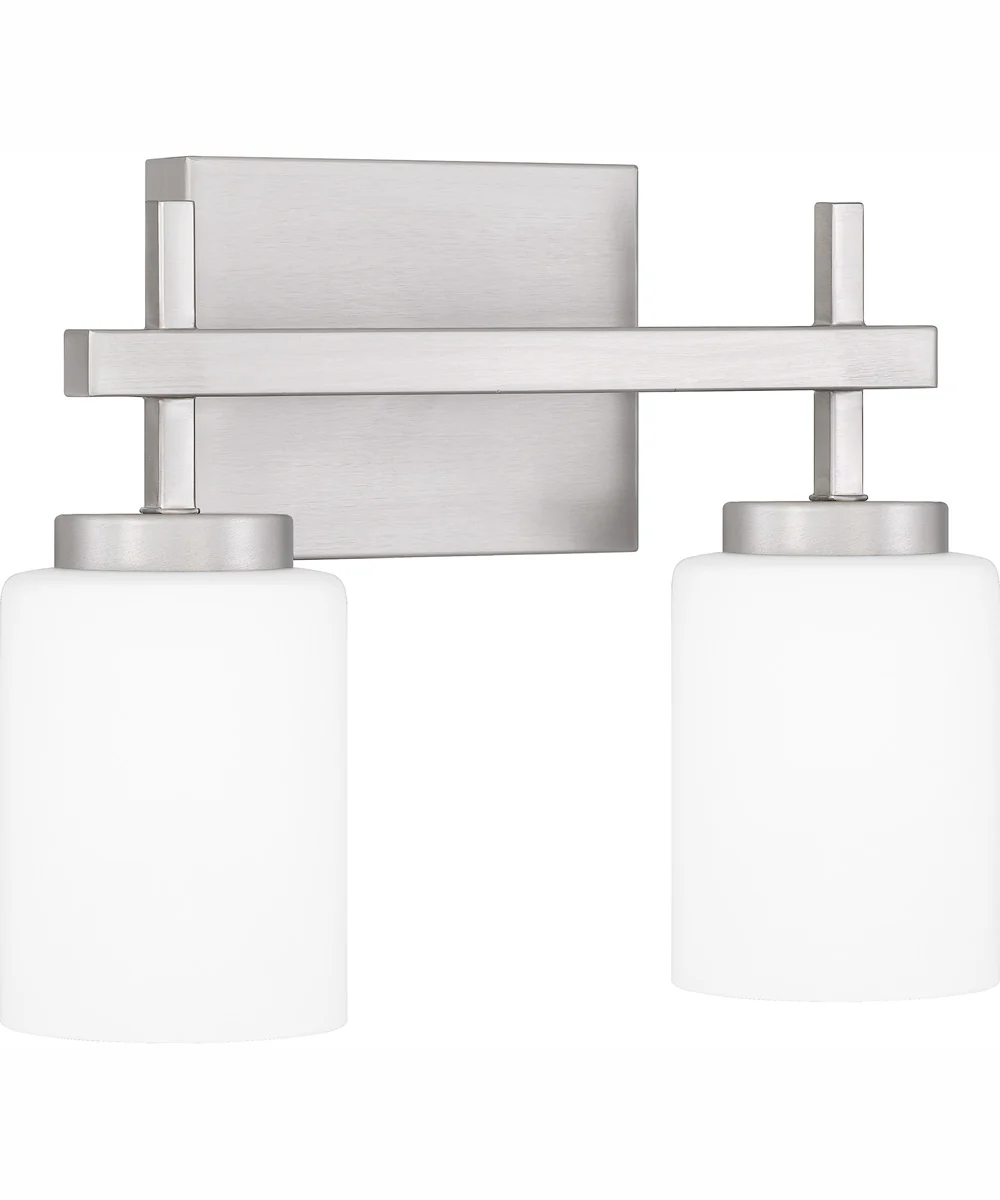 Wilburn Medium 2-light Bath Light Brushed Nickel - Image 4