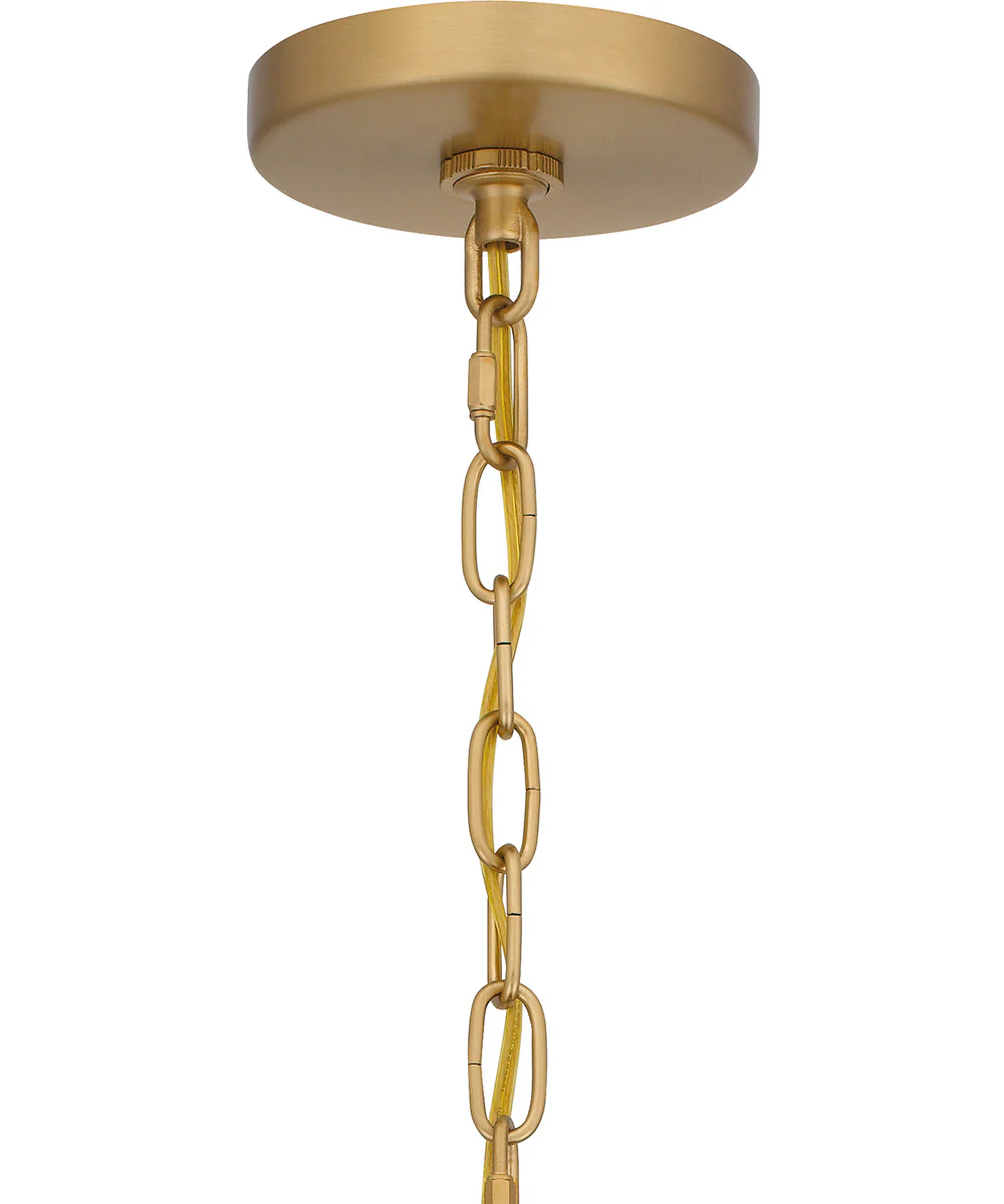 Wilkins 5-light Chandelier Brushed Weathered Brass - Image 6