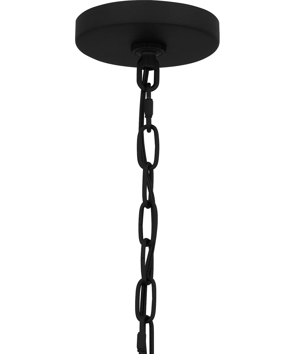 Wilkins 5-light Chandelier Matte Black - Image 6