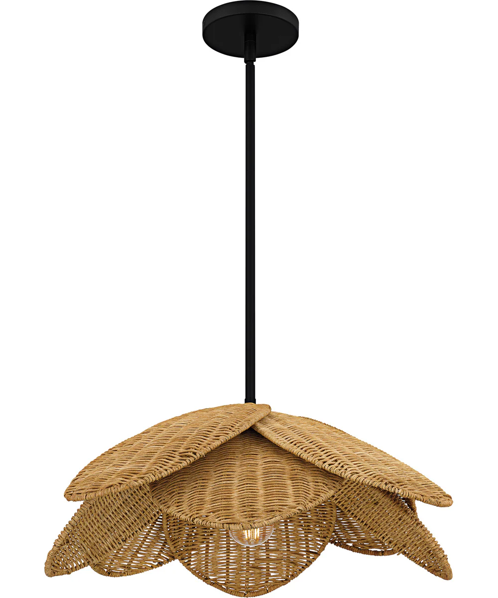 Willa Large 1-light Pendant Matte Black - Image 3