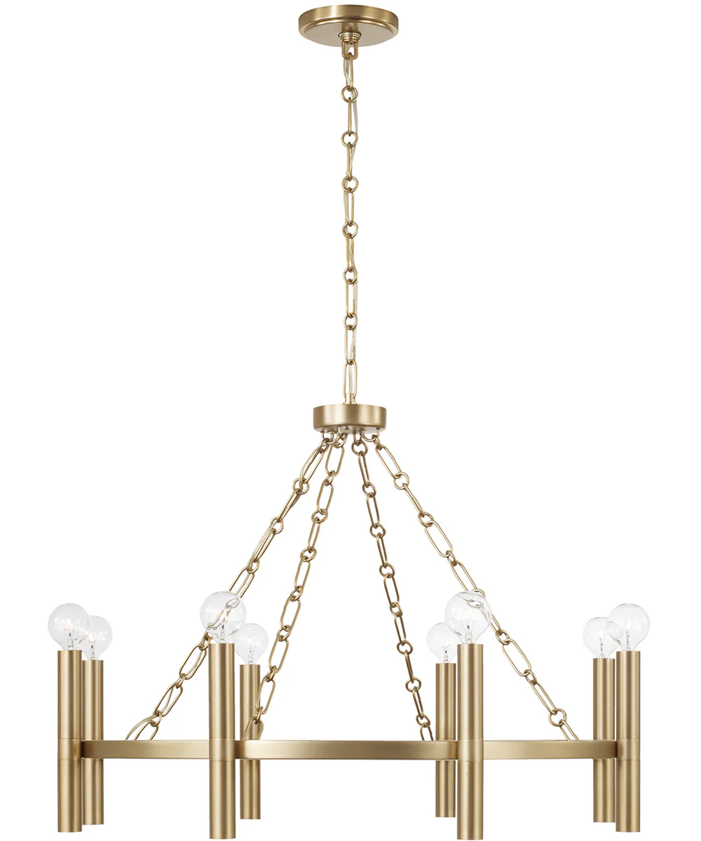 Winton 8-Light Chandelier Matte Brass - Image 2