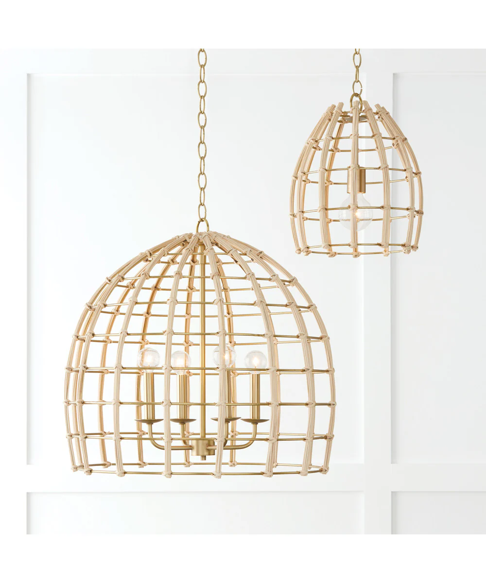 Wren 1-Light Pendant Matte Brass - Image 3
