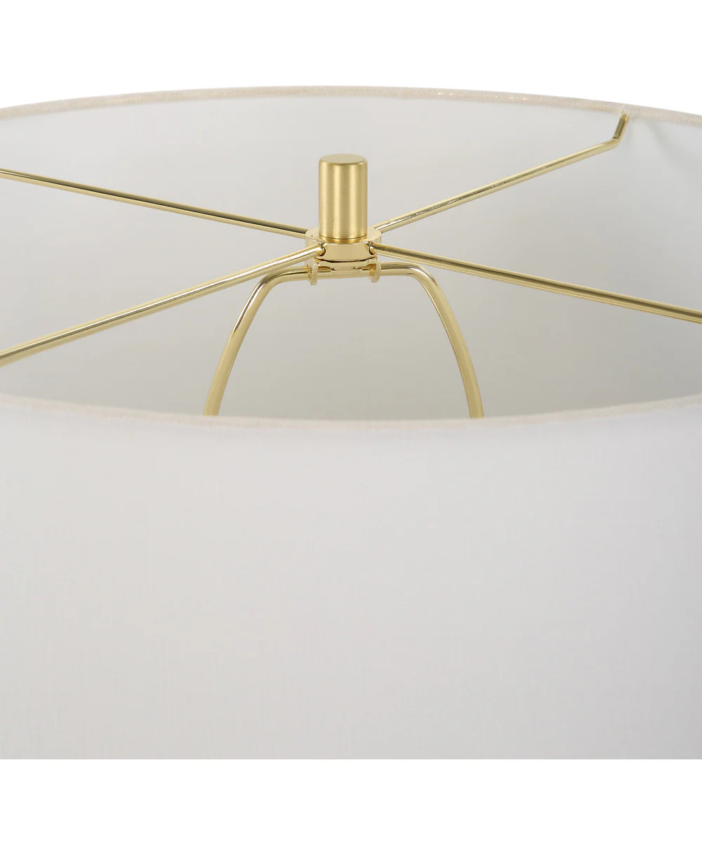 Wrenley Ridged White Table Lamp - Image 6