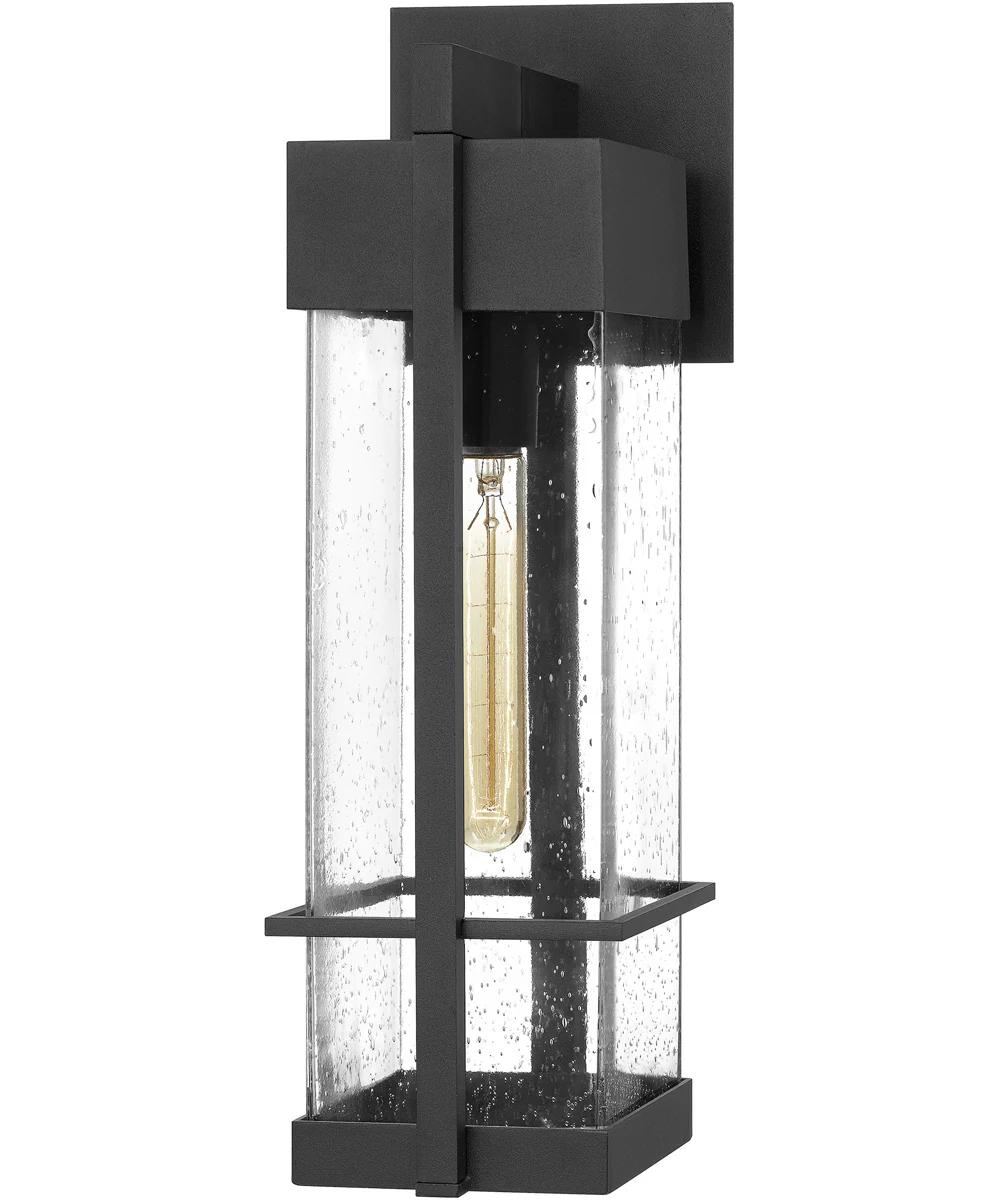 Wynn Large 1-light Outdoor Wall Light Coastal Armour Aluminum Earth Black