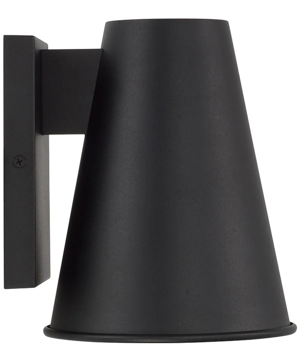 Yardley 1-Light Outdoor Wall-Lantern Black - Image 4