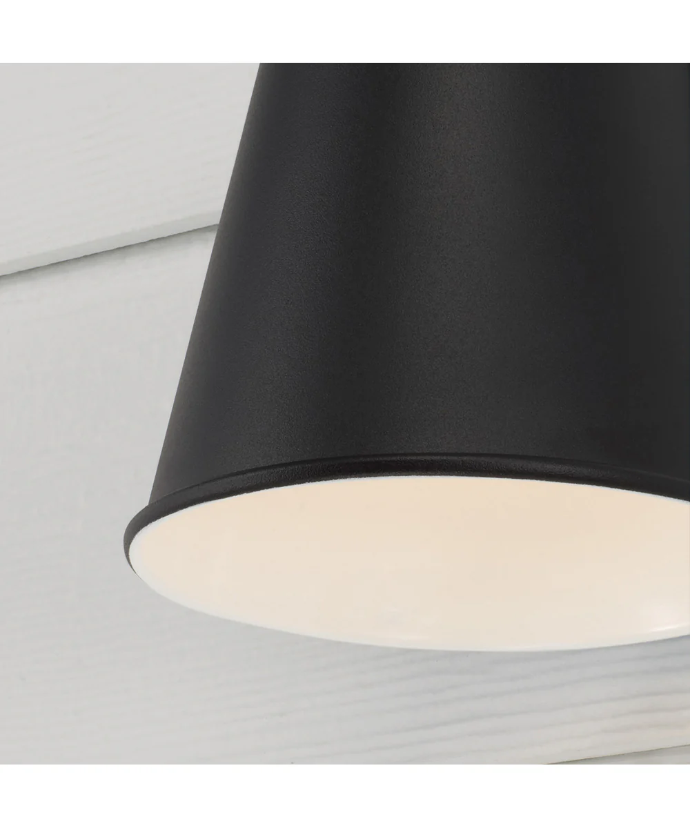 Yardley 1-Light Outdoor Wall-Lantern Black - Image 5