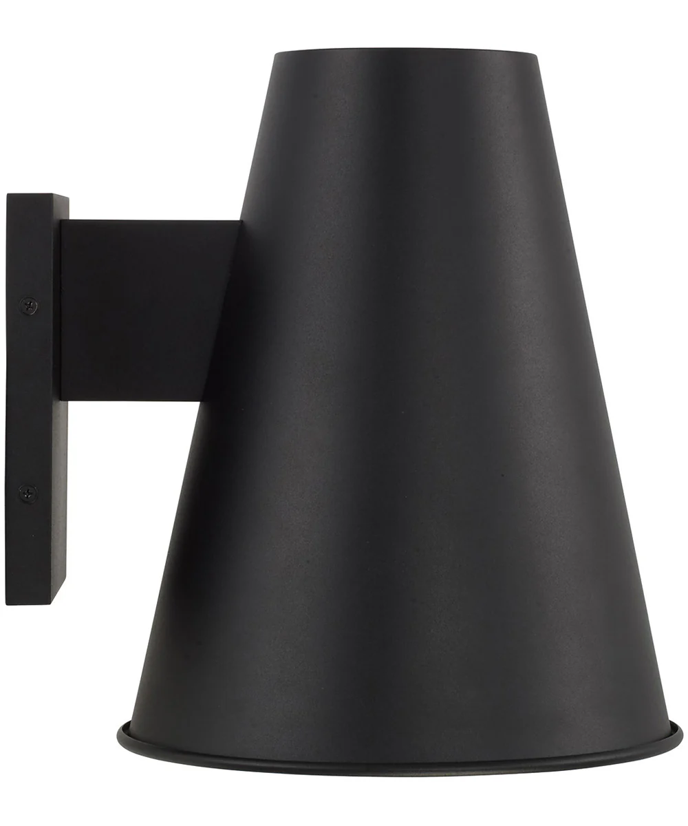 Yardley 1-Light Outdoor Wall-Lantern Black - Image 4