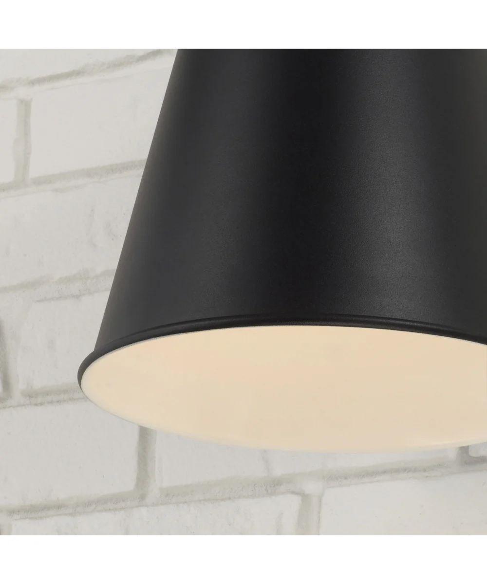 Yardley 1-Light Outdoor Wall-Lantern Black - Image 5