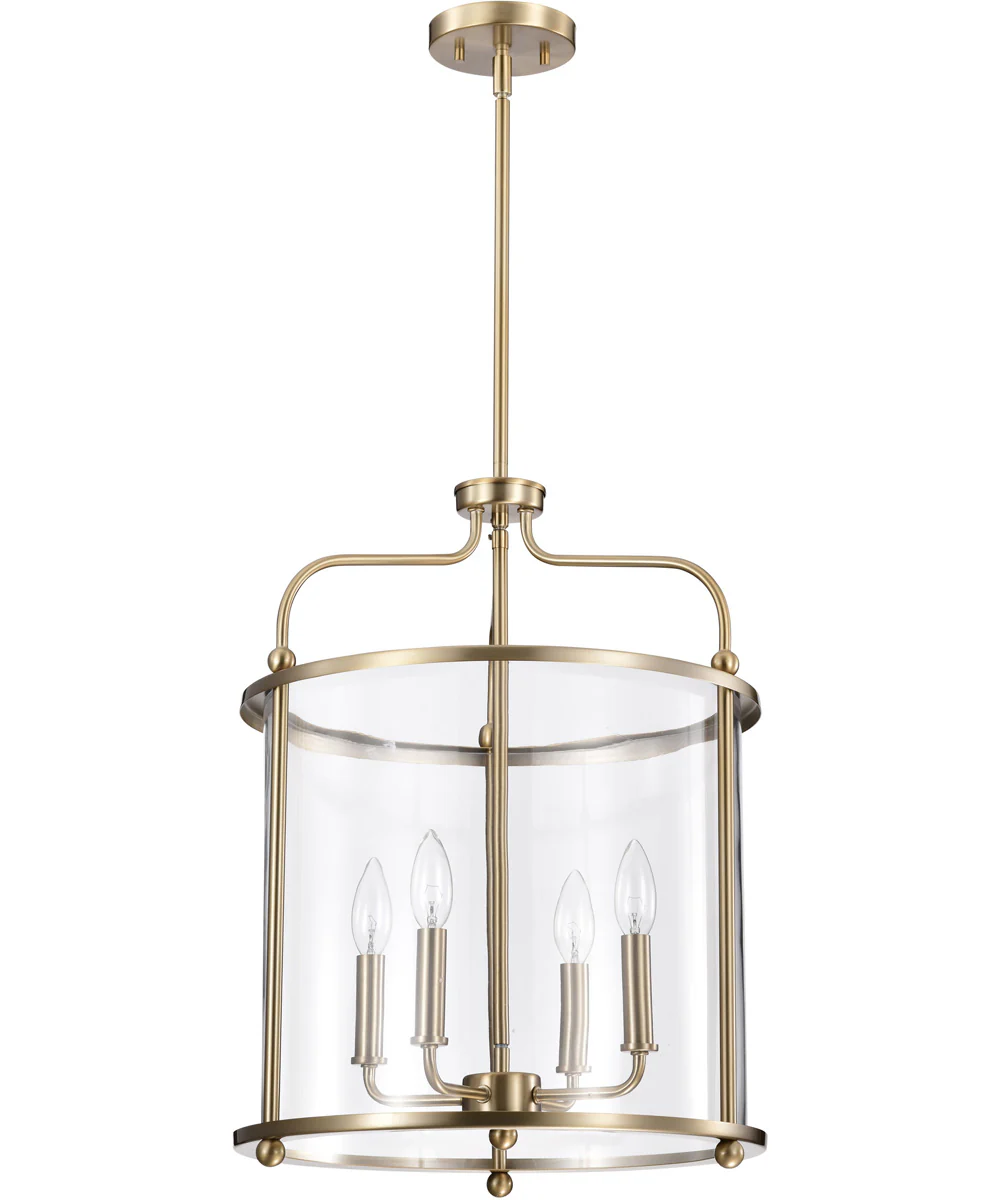 Yorktown 4-Light Pendant Burnished Brass - Image 5