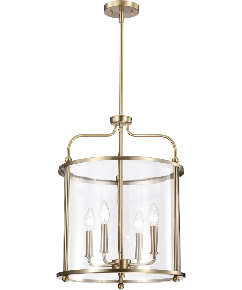 Yorktown 4-Light Pendant Burnished Brass - Image 6