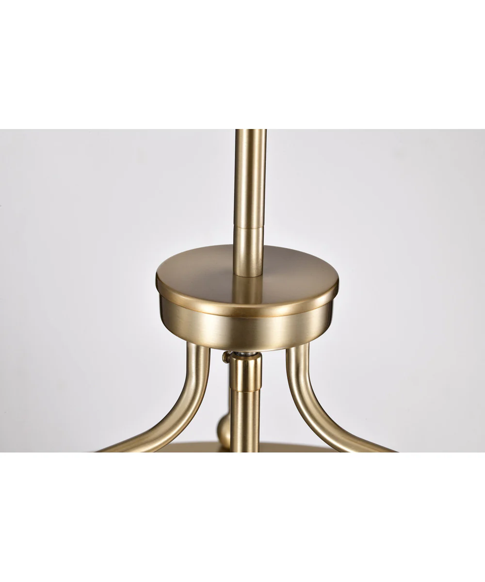 Yorktown 4-Light Pendant Burnished Brass - Image 7