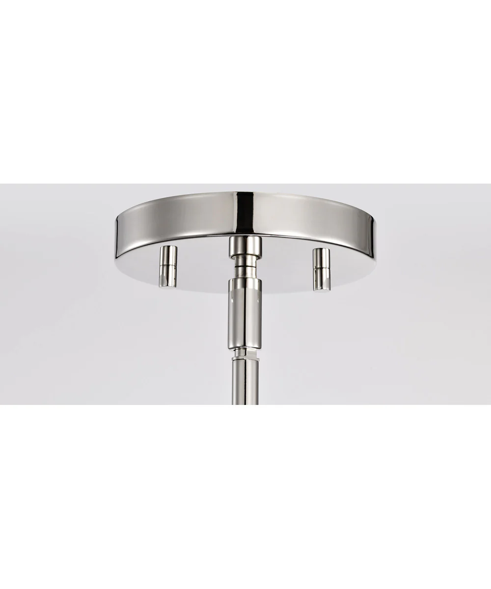 Yorktown 4-Light Pendant Polished Nickel - Image 7
