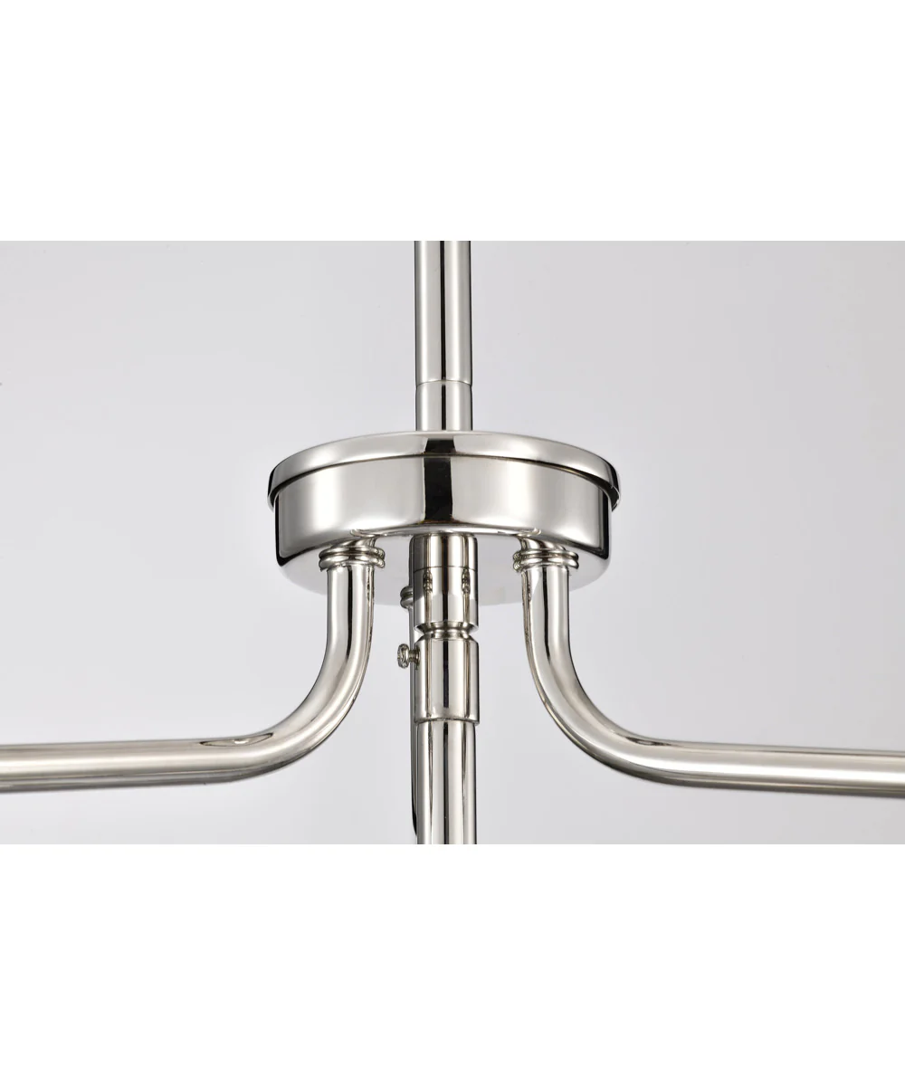Yorktown 4-Light Pendant Polished Nickel - Image 8