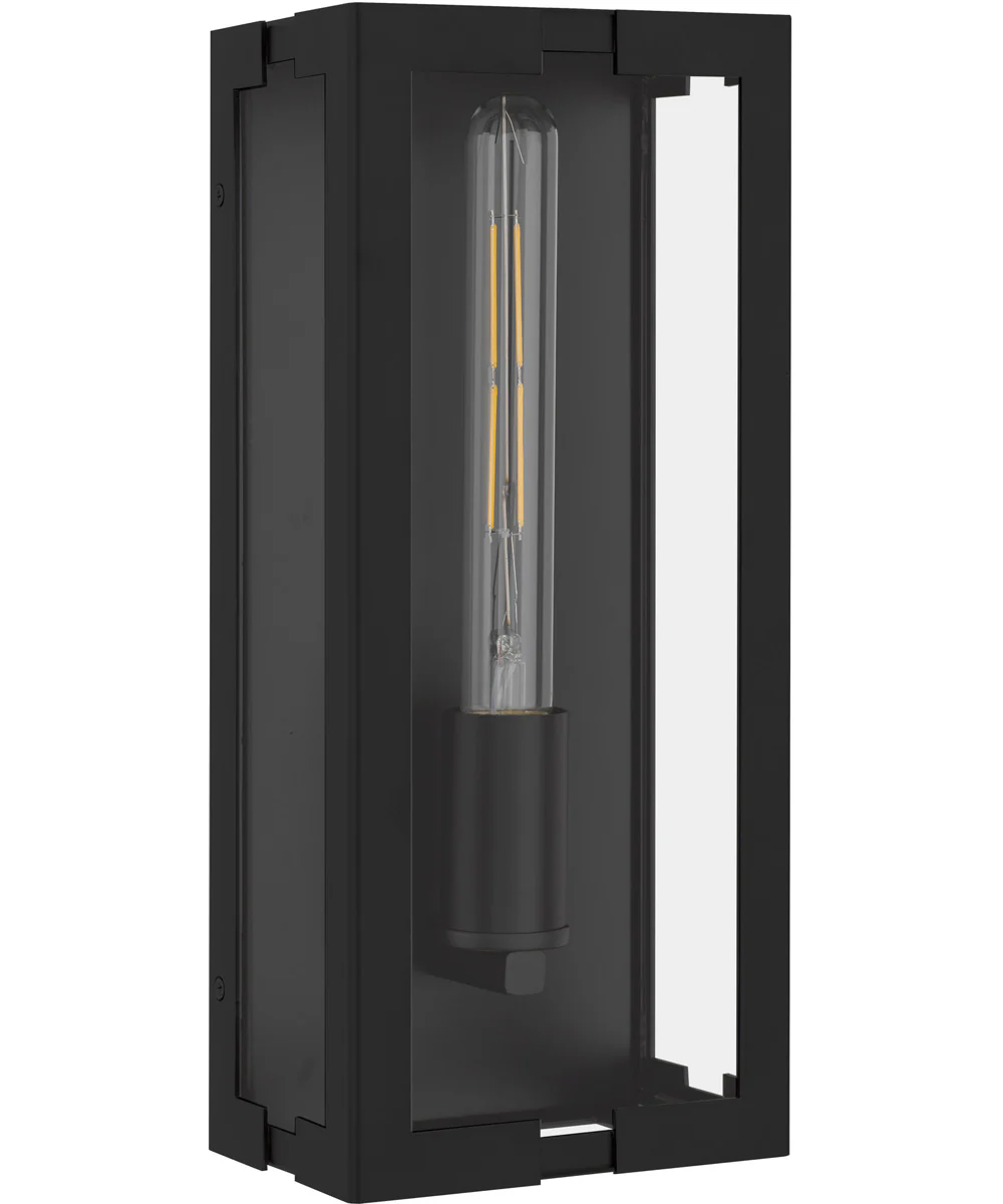 Young 1-light Outdoor Wall Light Matte Black - Image 5