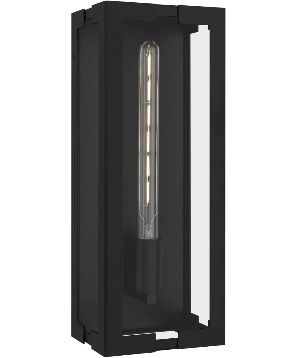 Young 1-light Outdoor Wall Light Matte Black