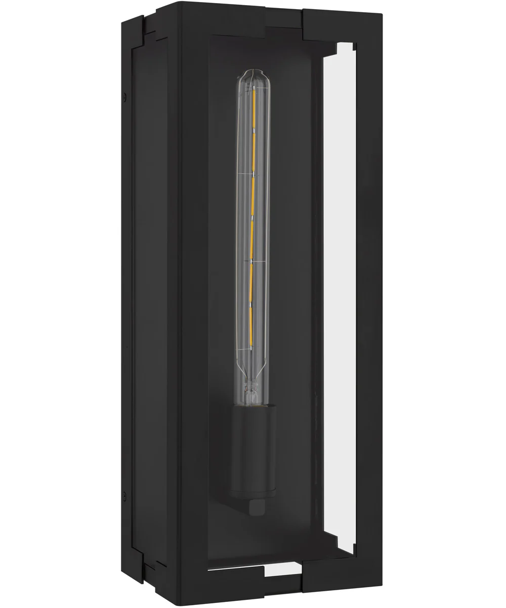 Young 1-light Outdoor Wall Light Matte Black - Image 5