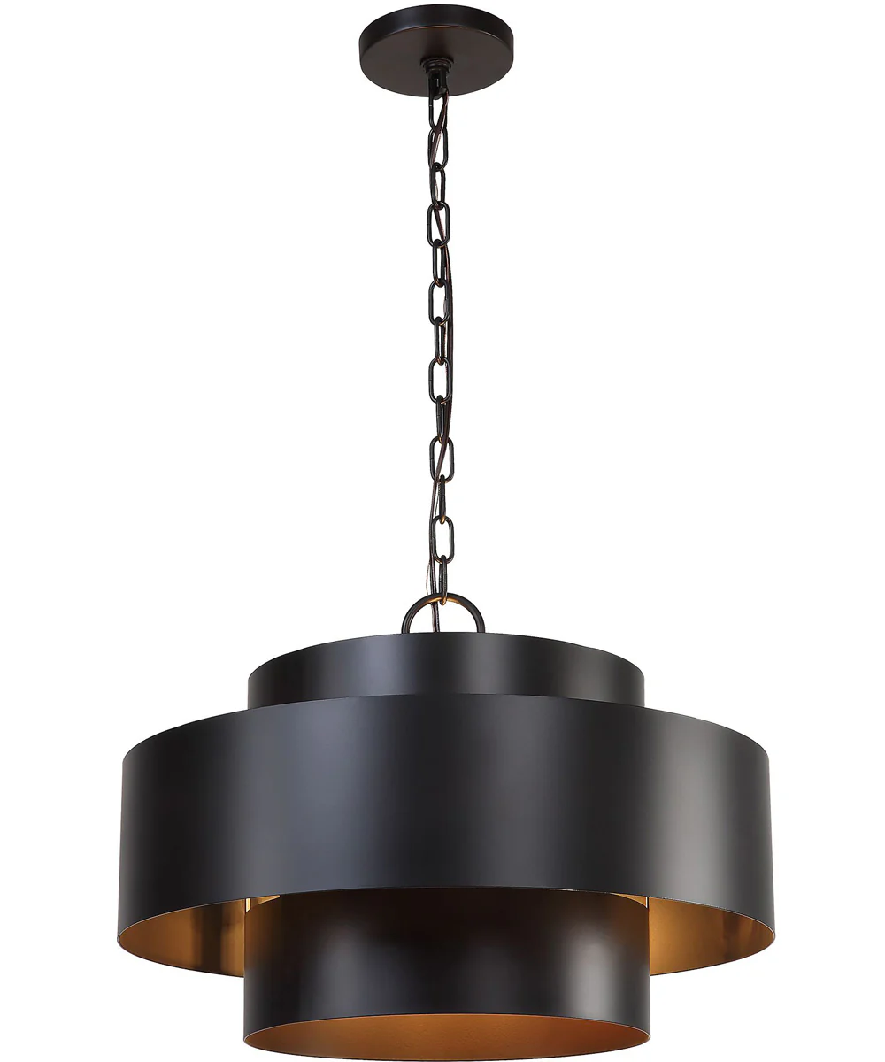Youngstown Dark Bronze 4 Light Pendant - Image 4