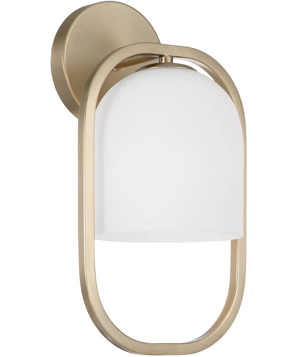 Zeek 1-Light Sconce Matte Brass