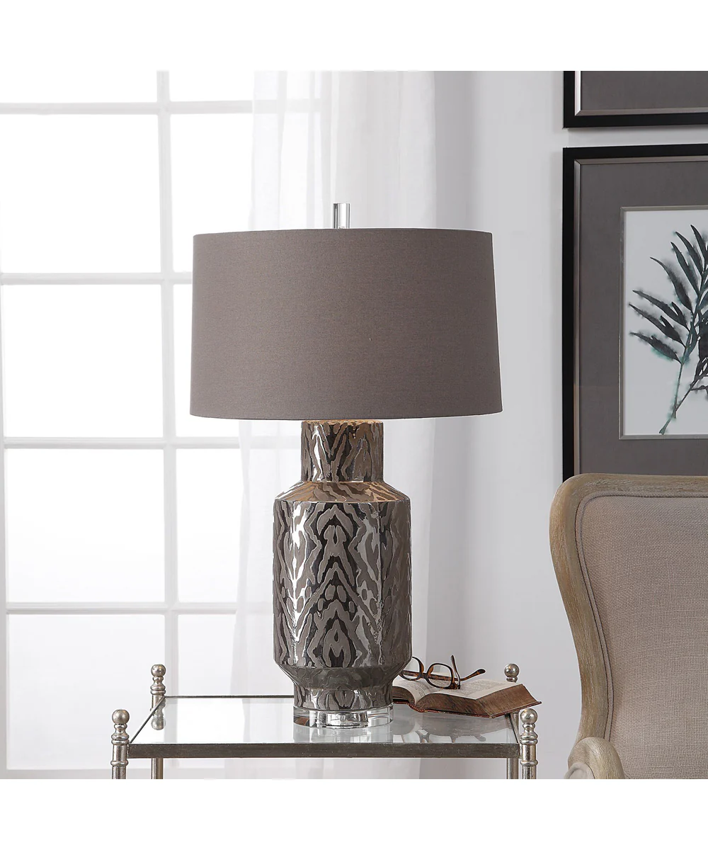 Zelda Metallic Bronze Table Lamp