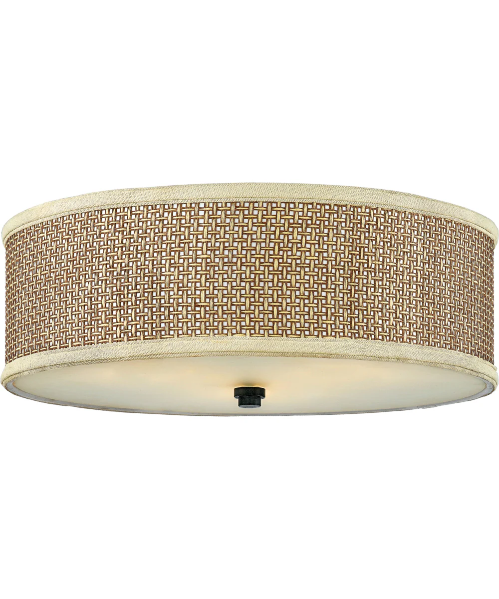 Zen Large 3-light Flush Mount Mystic Black - Image 2