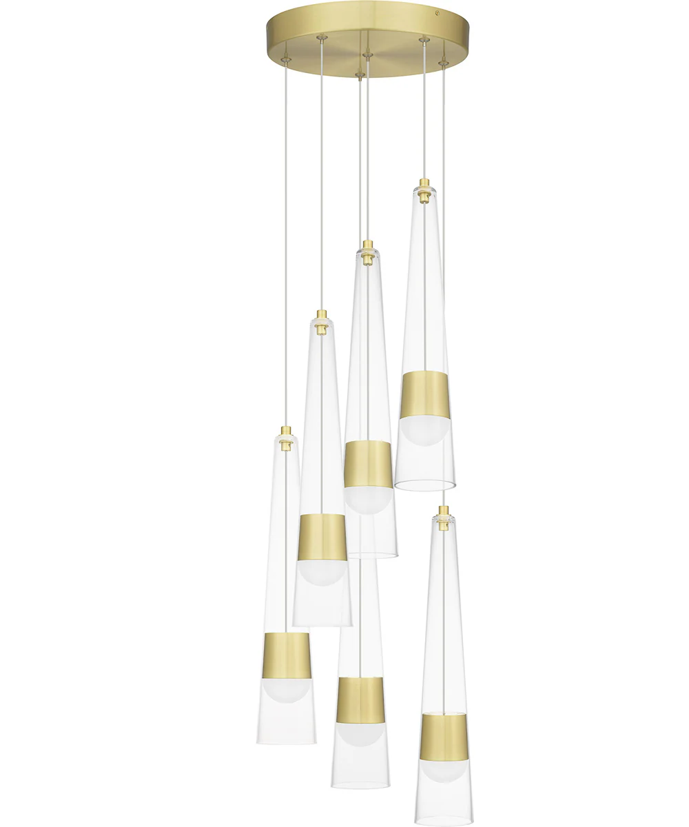 Zia Pendant Satin Gold - Image 3