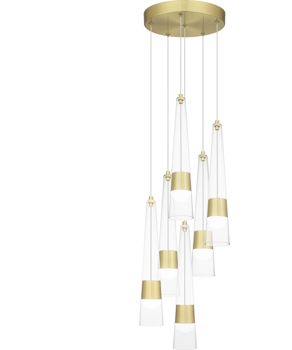 Zia Pendant Satin Gold - Image 4