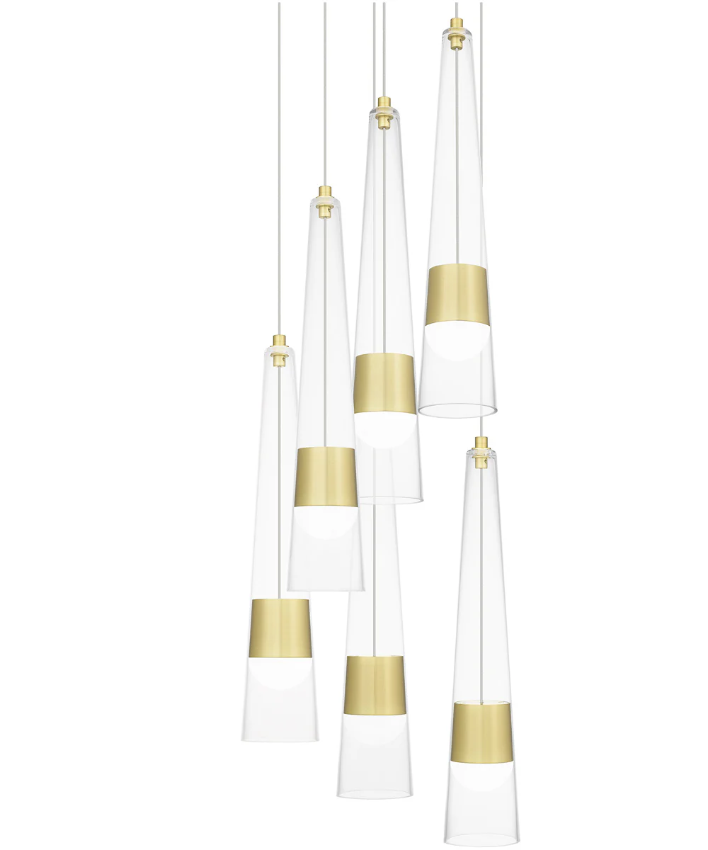 Zia Pendant Satin Gold - Image 6