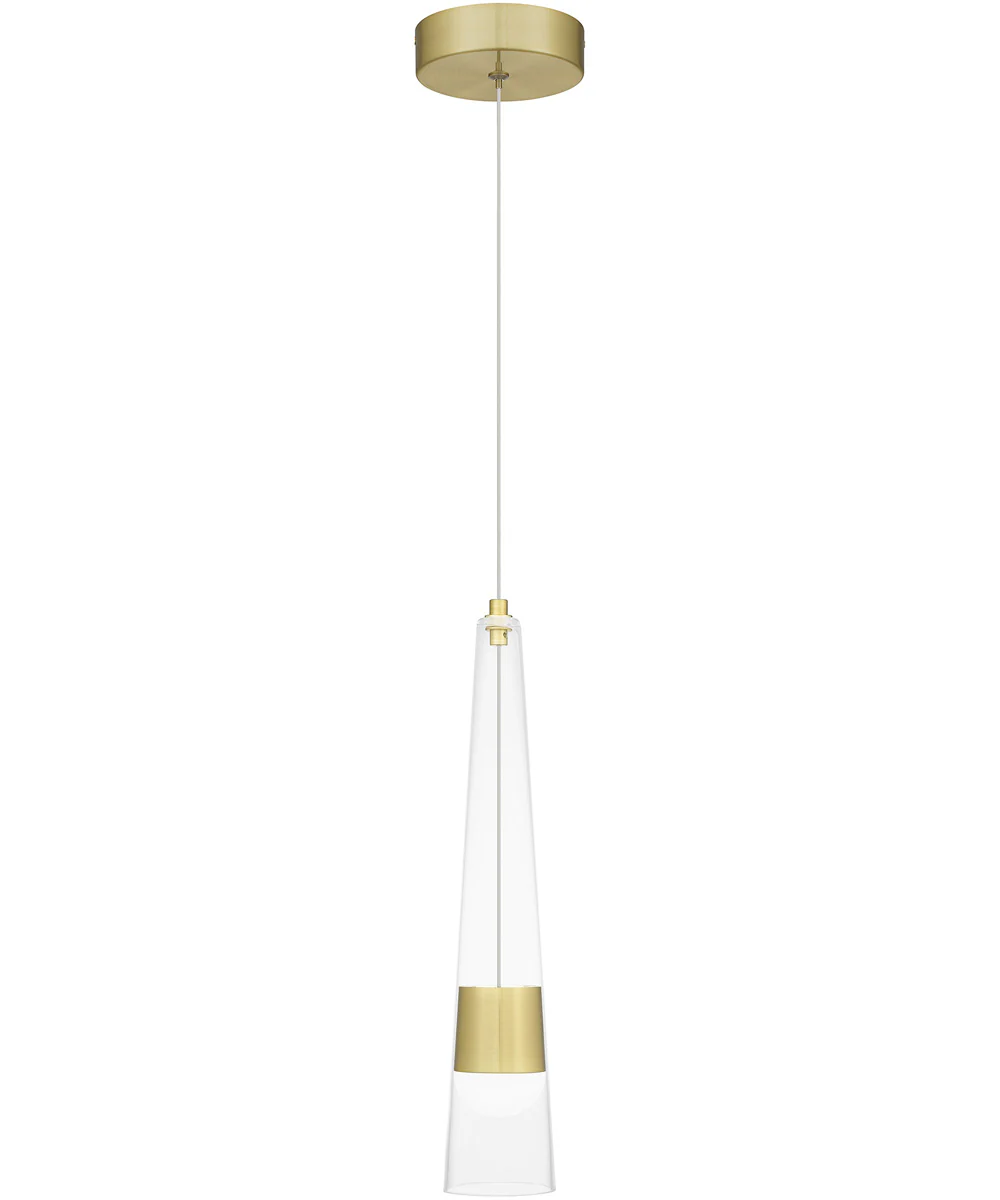 Zia Small Mini Pendant Satin Gold - Image 2